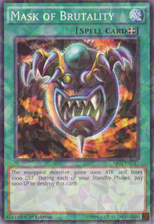 Mask of Brutality - BP03-EN137 - Shatterfoil - Unlimited Edition