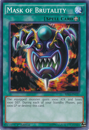 Mask of Brutality - BP03-EN137 - Common - Unlimited Edition