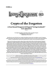 CGR8-01: Crypts of the Forgotten