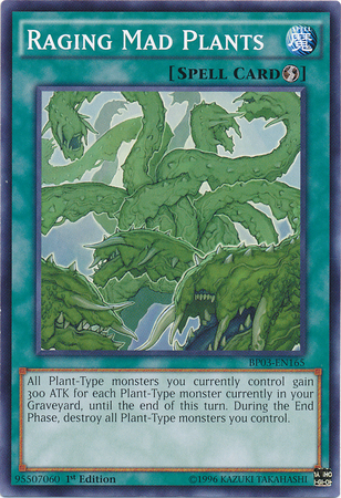 Raging Mad Plants - BP03-EN165 - Common - Unlimited Edition