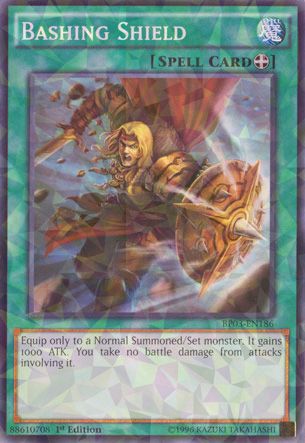 Bashing Shield - BP03-EN186 - Shatterfoil - Unlimited Edition