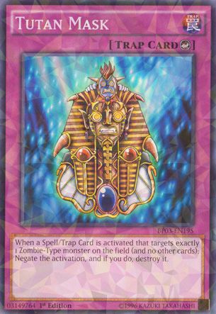 Tutan Mask - BP03-EN195 - Shatterfoil - Unlimited Edition