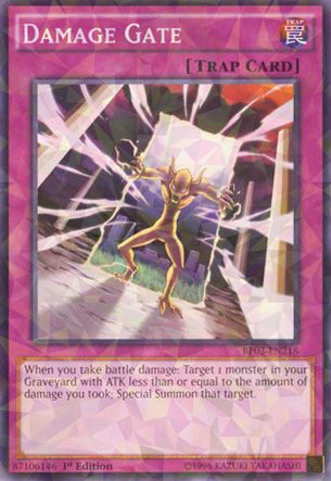 Damage Gate - BP03-EN218 - Shatterfoil - Unlimited Edition