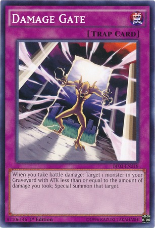 Damage Gate - BP03-EN218 - Common - Unlimited Edition