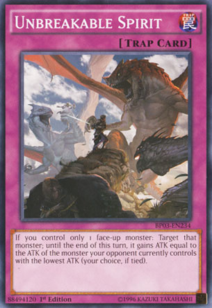 Unbreakable Spirit - BP03-EN234 - Common - Unlimited Edition