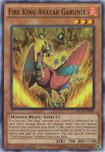 Fire King Avatar Garunix - MP14-EN020 - Common - Unlimited