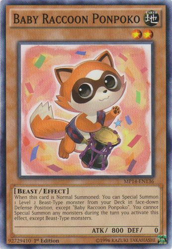 Baby Raccoon Ponpoko - MP14-EN136 - Common - Unlimited