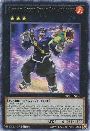 Battlin Boxer Cheat Commissioner - MP14-EN160 - Rare - Unlimited