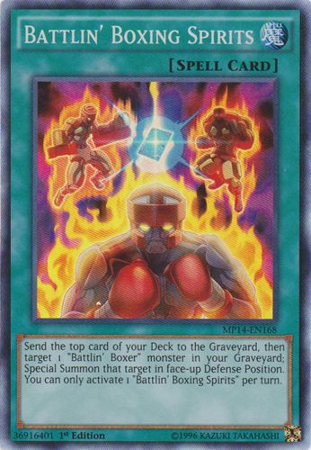 Battlin Boxing Spirits - MP14-EN168 - Super Rare - Unlimited