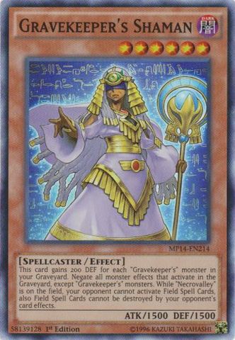 Gravekeepers Shaman - MP14-EN214 - Super Rare - Unlimited