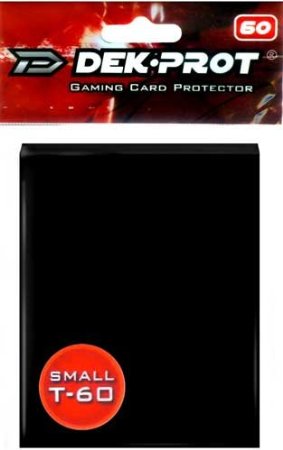 Deck Prot Small Sleeves (60ct) - Midnight Black