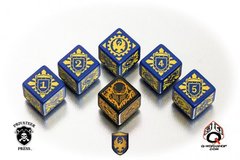 Warmachine Cygnar Faction Dice Set