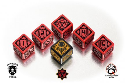 Warmachine Khador Faction Dice Set