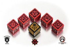 Warmachine Khador Faction Dice Set