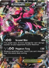 Krookodile EX XY25 Holo Promo - Krookodile EX Box Promo