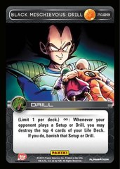 Black Mischievous Drill - Foil - 123