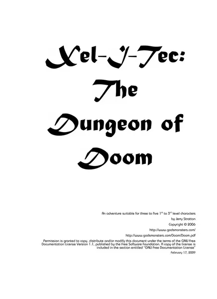 Xel-I-Tec: The Dungeon of Doom