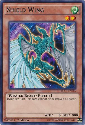 Shield Wing - LC5D-EN016 - Rare - 1st Edition