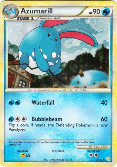 Azumarill - 2/123 - Holo Rare