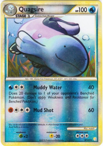 Quagsire - 9/123 - Holo Rare