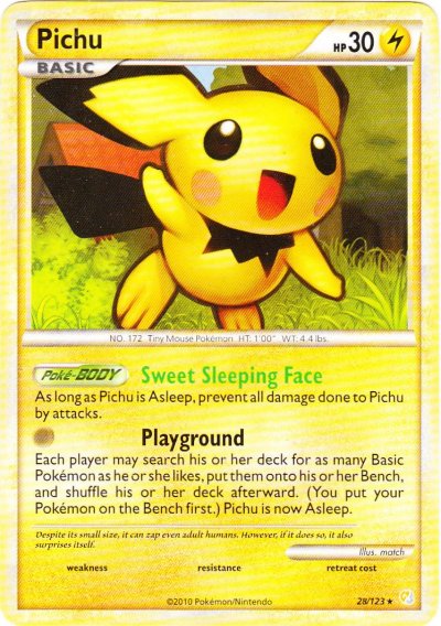 Pichu - 28/123 - Rare