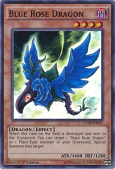 Blue Rose Dragon - LC5D-EN093 - Super Rare - 1st Edition