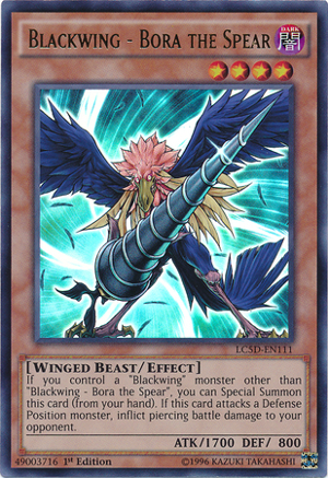 blackwing yugioh cards 600/500 Blackwing - Bora the Spear