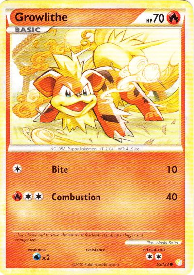 Growlithe - 65/123 - Common