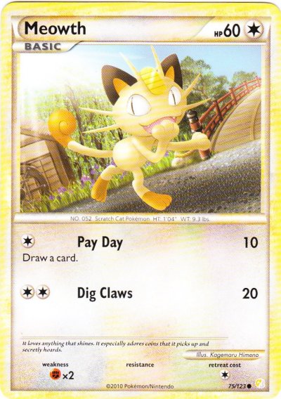 Meowth - 75/123 - Common