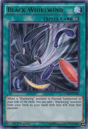 Black Whirlwind - LC5D-EN138 - Ultra Rare - 1st Edition
