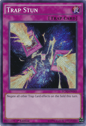 Trap Stun - LC5D-EN141 - Secret Rare - 1st Edition