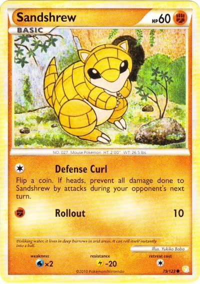 Sandshrew - 79/123 - Common