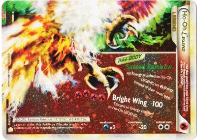 Ho-Oh LEGEND bottom - 112/123 - Rare Holo Legend