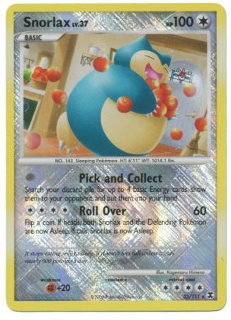 Snorlax Holo League Promo 33 - Promotional