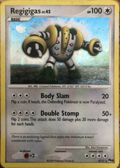 Regigigas 4/17 - Pokemon Holo Promo Pop Series 9