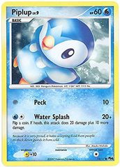 Piplup Holo Promo - Pop 6 Promo - Pokemon Holofoil