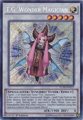 T.G. Wonder Magician - LC5D-EN213 - Secret Rare - 1st Edition