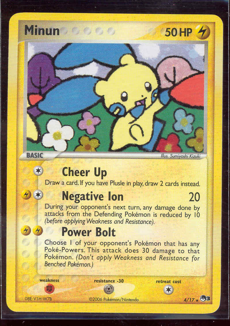 Minun Holo #4 PROMO Card - Promotional