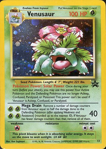 Venusaur - 13 - Pokemon Trading Card Game Guide