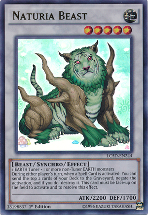 Naturia Beast - LC5D-EN244 - Ultra Rare - 1st Edition
