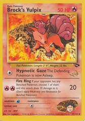 Brocks Vulpix - 37/132 - W Stamped Promo