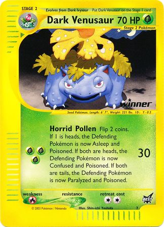 Dark Venusaur - Best Promo - Pokemon Promos