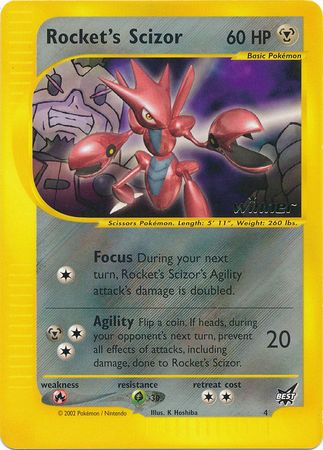 Rockets Scizor - Best Promo - Pokemon Promos