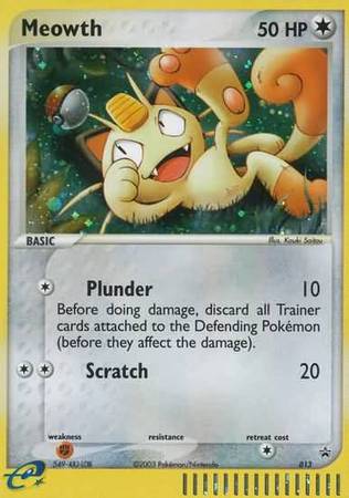 Meowth Holo Promo - 013 - Pokemon Holofoil Promos