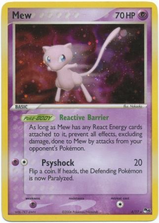 Mew Holo Promo #4 - Promotional