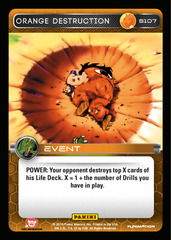 Orange Destruction - 107 - Foil
