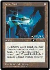 Cursed Scroll (1st Place) (Oversized) (Arena League Promo)