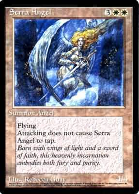 Oversized Comic Book Insert - Serra Angel Oversized Comic Book Insert - Serra Angel