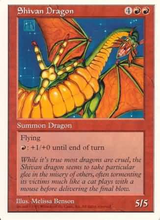 Oversized - Shivan Dragon Oversized - Shivan Dragon