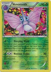 Venomoth - 2/119 - Rare - Reverse Holo